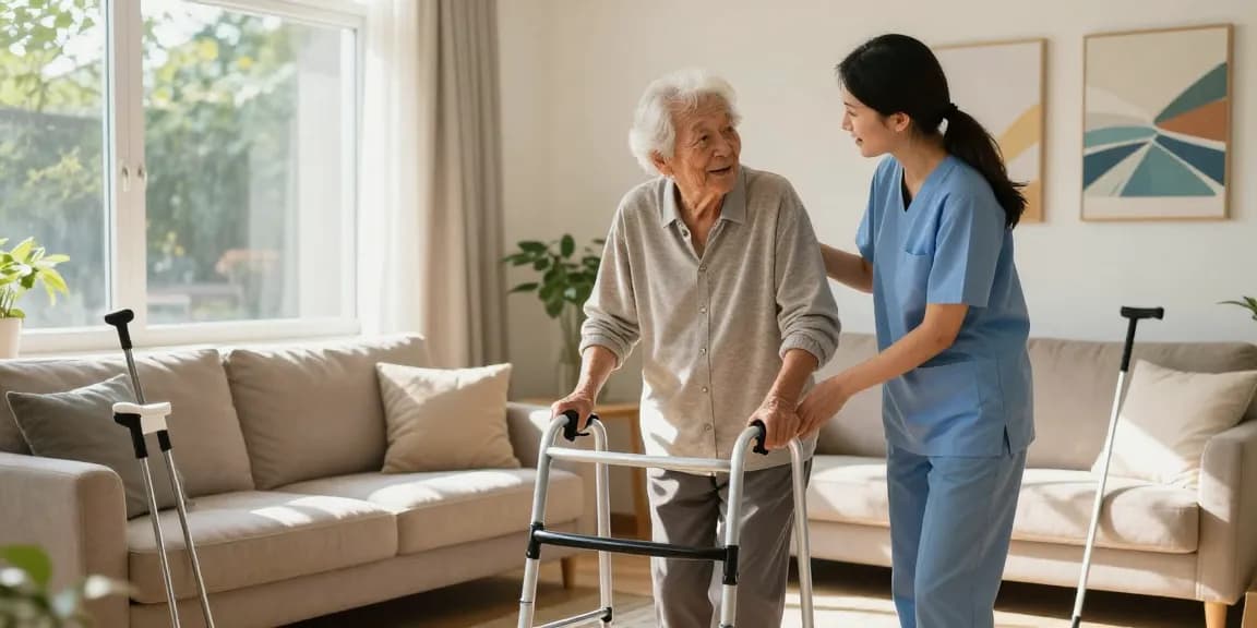 Buy nobility aids for seniors in a cozy home setting promoting independence and companionship.
