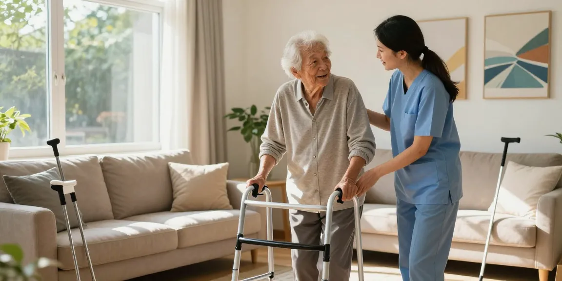 Buy nobility aids for seniors in a cozy home setting promoting independence and companionship.