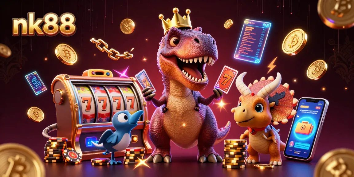 Experience thrilling slots at nk88 featuring engaging characters and vibrant casino elements.