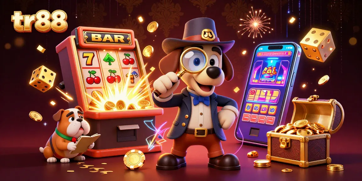 tr88 unleashes excitement with a cartoon detective and thrilling casino elements
