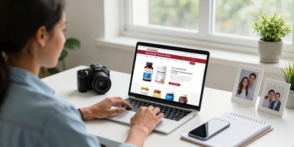 Explore https://www.amazingfactorstore.com/product/order-oxycodone-15mg in a modern home office with health products and a cozy atmosphere.