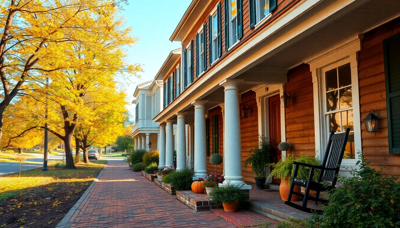 Colonial home renovation showcasing a charming porch and natural surroundings.