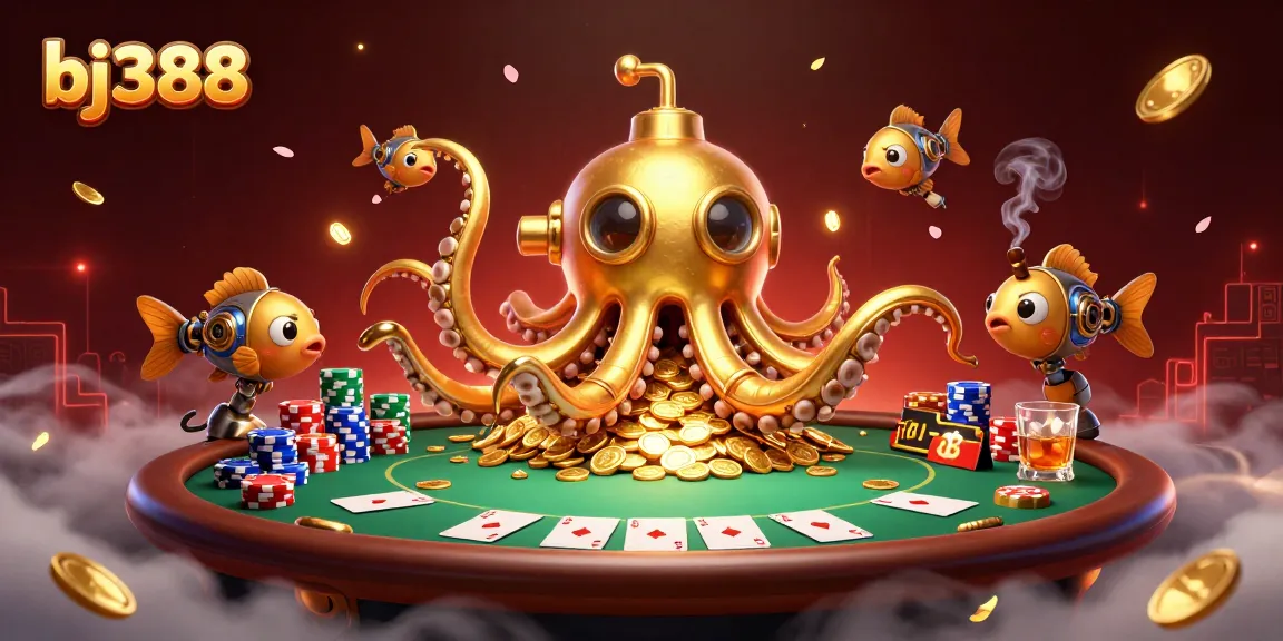 Experience thrilling gameplay at bj388 with a dynamic 3D twitching underwater casino scene.