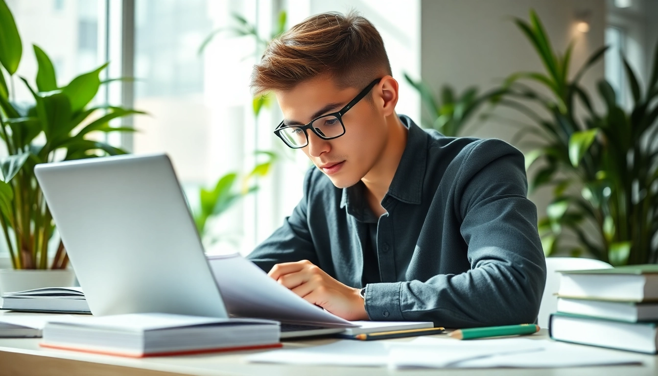 Pay someone to take toefl exam preparation in a bright study environment.