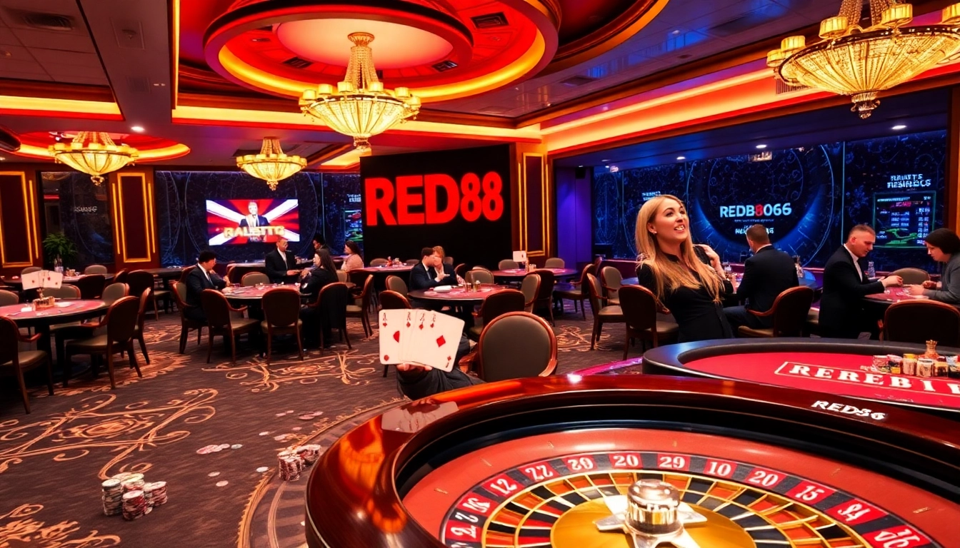 Celebrate a winning moment at RED88 Casino with lively gaming and luxury ambiance.