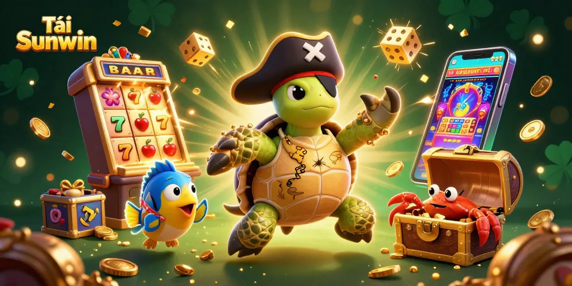 Experience thrilling wins with Tải Sunwin featuring vibrant characters and energetic casino elements.