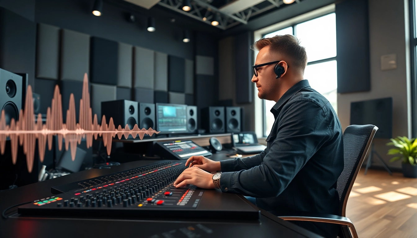 Enhance your audio skills with online mastering techniques in a professional studio setting.