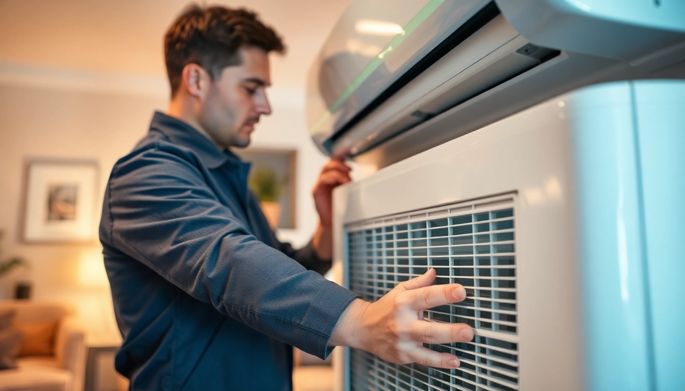 Efficient air conditioning repair Tampa showcased by a skilled technician attending to a cooling unit.