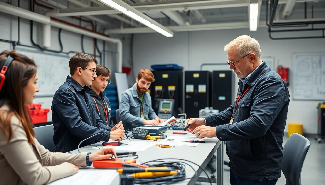 Engage in low voltage training with hands-on learning experiences in a modern facility.