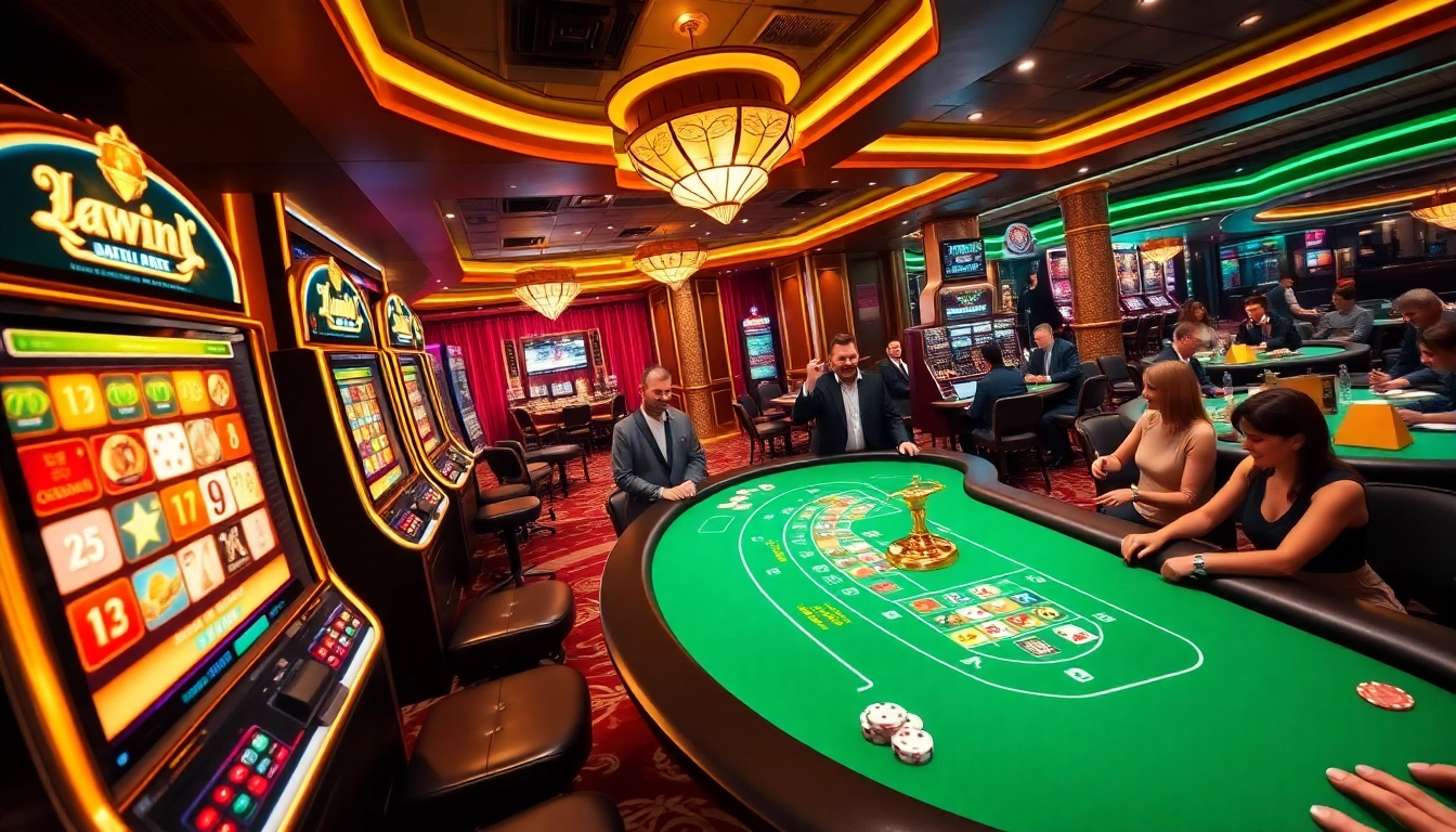 Experience thrilling gameplay at 78Win with vibrant casino tables and exciting slot machines.