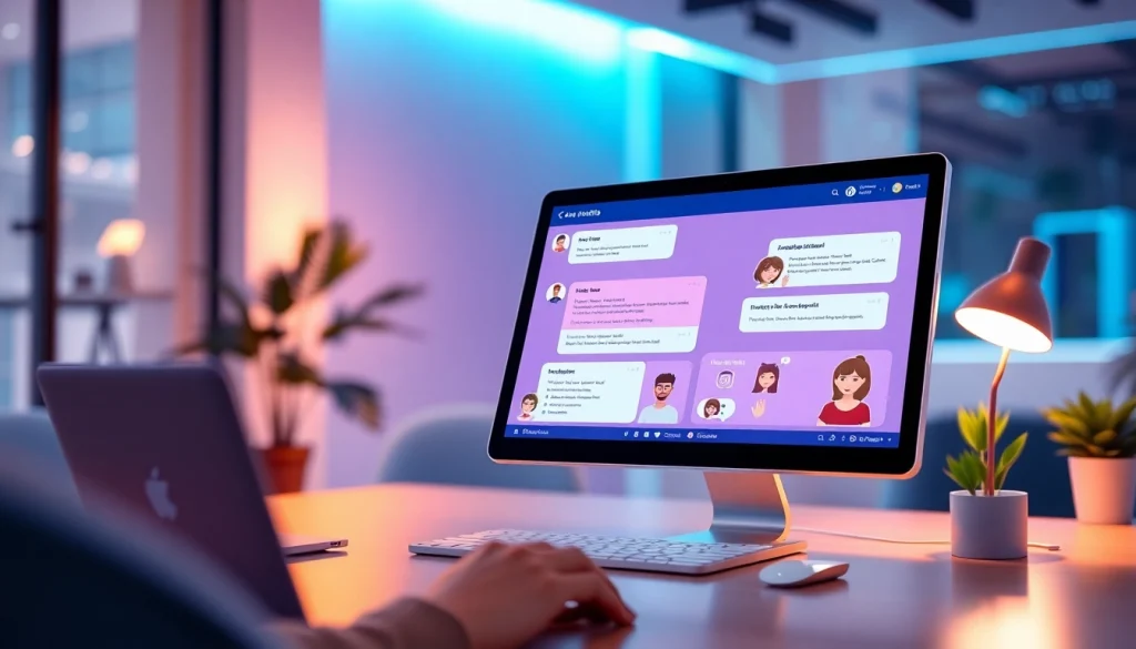 Engaging visual of Crush on AI chat interface with animated characters.