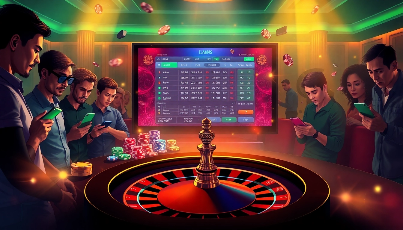 Experience thrilling đá gà bj38 betting with a luxurious online interface, surrounded by poker chips and excitement.