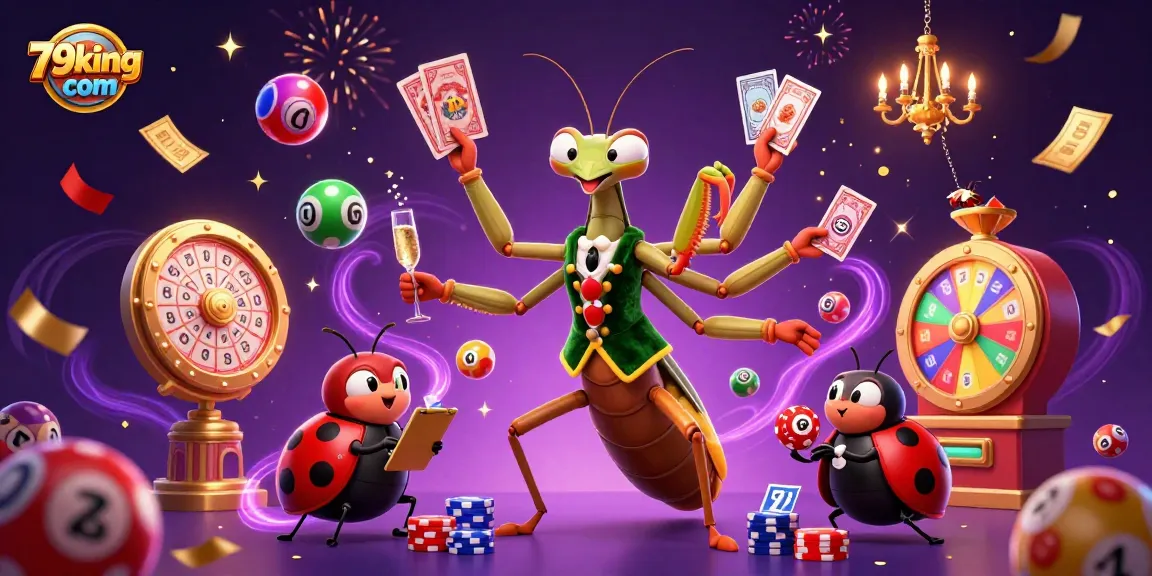 Engage with 79king com's vibrant casino scene filled with dynamic lottery action and lively characters.